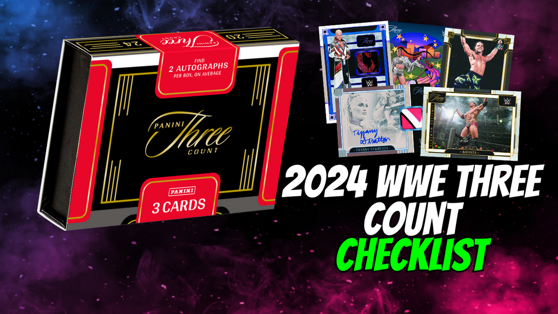 2024 WWE Three Count Checklist