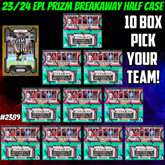 Break 2389 - 23/24 EPL Prizm Breakaway 10 Box Pick Your Team!