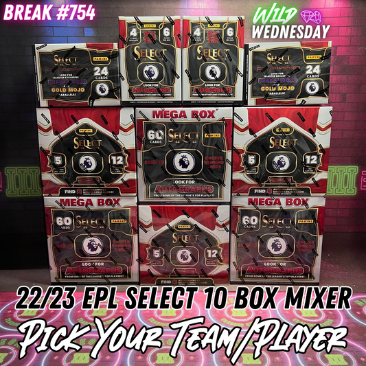 Break 754 - 22/23 Select Premier League 10 Box Madness - Pick Your Player / Team