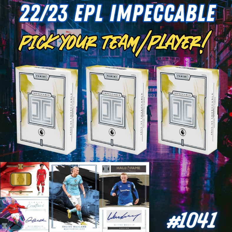 Break 1041 - 22/23 Panini Impeccable Premier League - Full Case - Pick Your Team