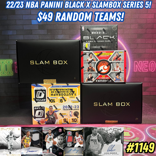 Break 1149 - NBA - 22/23 Black x Optic x Slam Box Random Teams - $49 a spot!