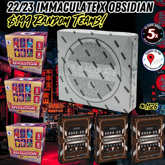 Break 1126 - 22/23 Immaculate x Obsidian Mega Mixer! - $199 Random Teams!