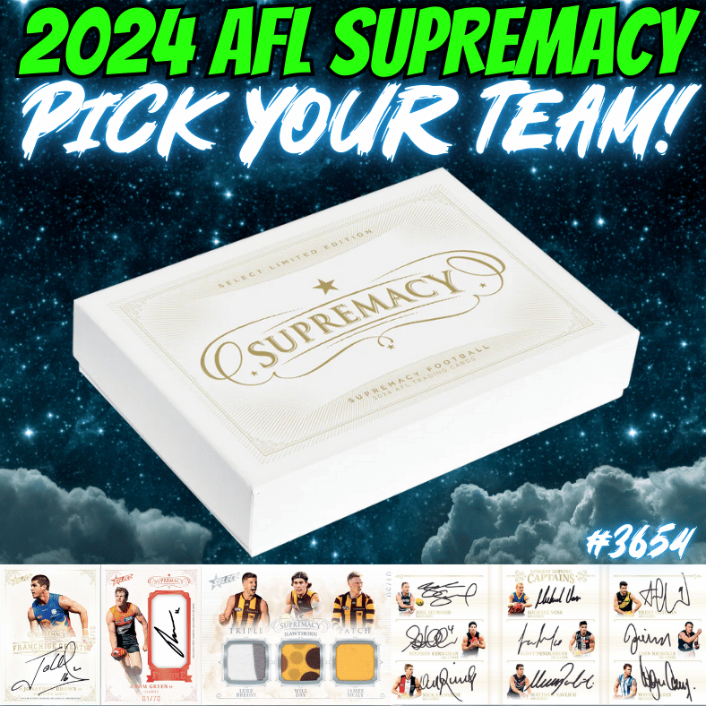 Break 3654 - 2024 AFL Supremacy 1 Box Pick Your Team!