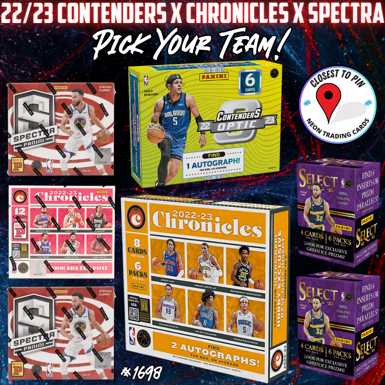 Break 1698 - NBA 22/23 Contenders x Chronicles x Spectra - Pick Your Team!