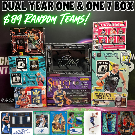 Break 1920 - NBA Dual Year One & One 7 Box - $89 Random Teams!