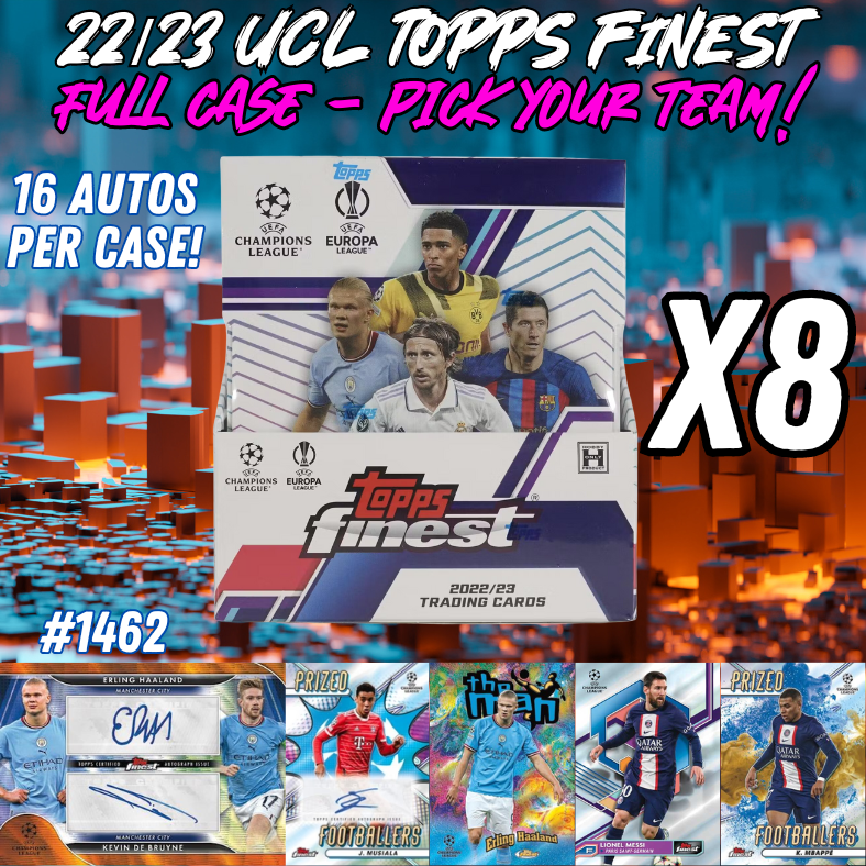 Break 1462 - 22/23 Topps UEFA Finest Hobby - Full Case - Pick Your Player / Team