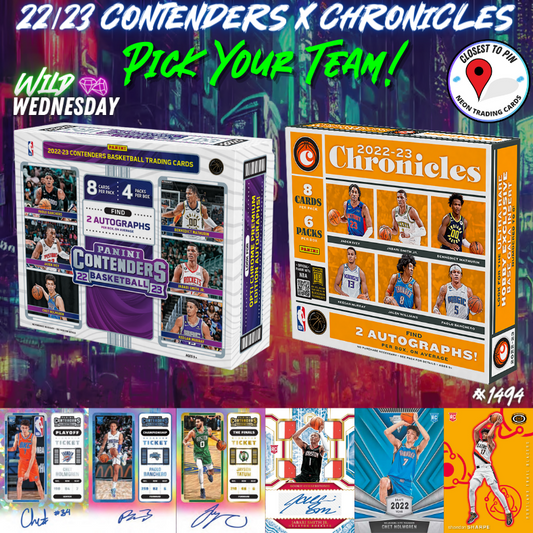 Break 1494 - NBA 22/23 Contenders x Chronicles Hobby - Pick Your Team!