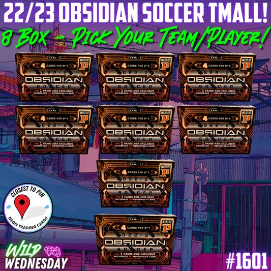 Break 1601 - 22/23 Obsidian Soccer Tmall 8 Box - Pick Your Team/Player!