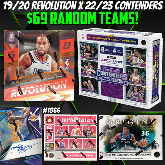 Break 1866 - NBA 19/20 Revolution x 22/23 Contenders - $69 Random Teams!