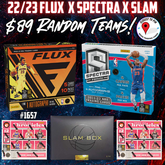 Break 1657  - 22/23 NBA Flux x Spectra x Slam - $89 Random Teams!