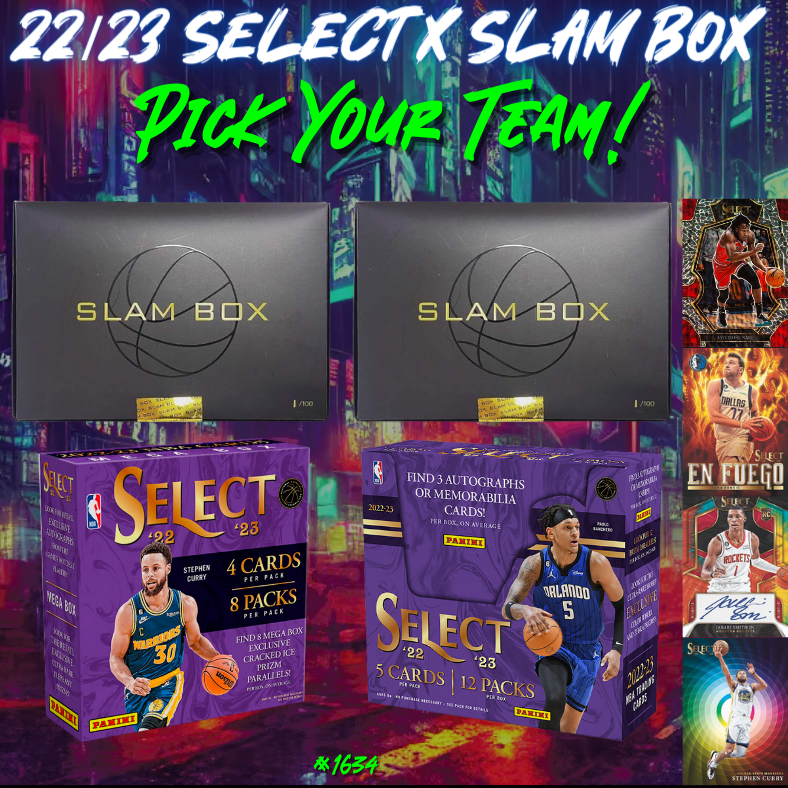 Break 1634 - NBA 22/23 Select x Slam - Pick Your Team!