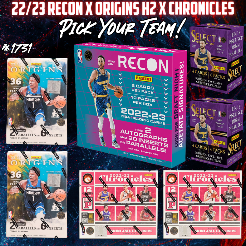 Break 1731 - NBA 22/23 Recon x Origins H2 x Chronicles - Pick Your Team!
