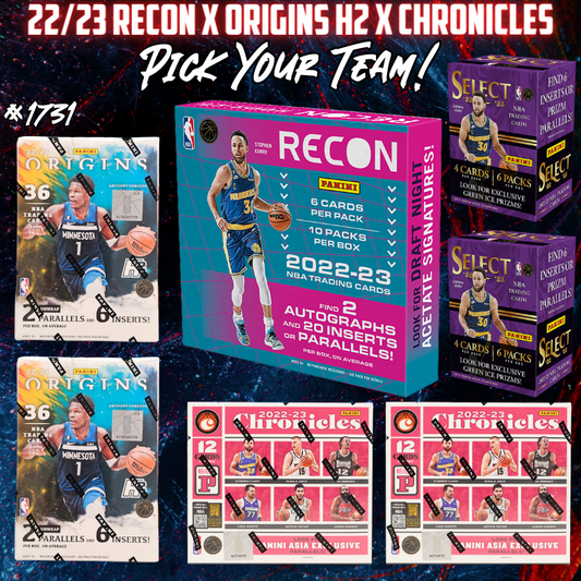 Break 1731 - NBA 22/23 Recon x Origins H2 x Chronicles - Pick Your Team!