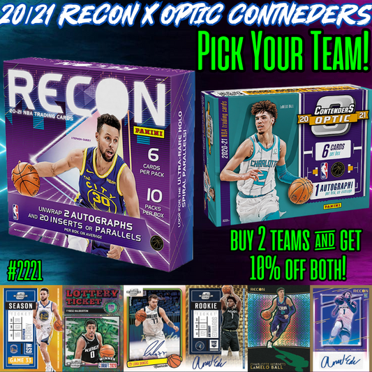 Break 2221 - NBA 20/21 Recon x Optic Contenders - Pick Your Team!