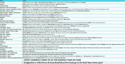 Break 2816 - 23/24 Topps UEFA Finest Hobby 4 Box HALF CASE - Pick Your Team/Player!