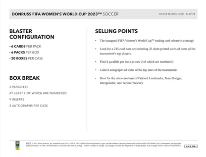 2023 Womens World Cup Retail Blaster Box