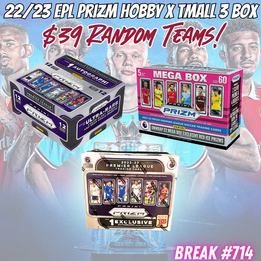 Break 714 - 22/23 EPL Prizm Hobby x Tmall 3 Box - $39 Random Teams!