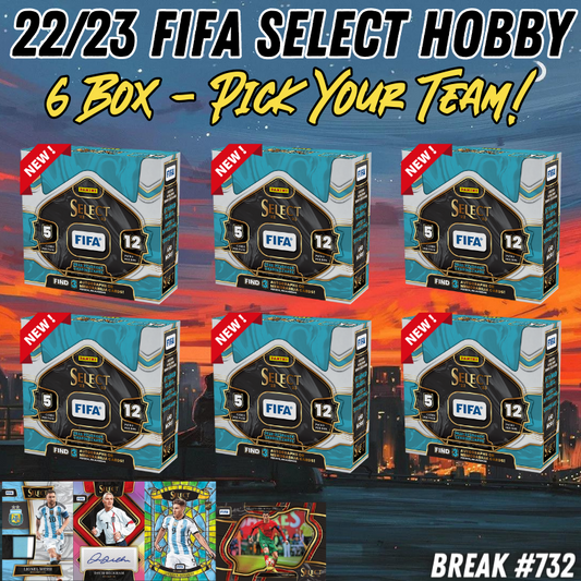 Break 732 - 22/23 FIFA Select Hobby - Half Case - 6 Box - Pick Your Player / Team