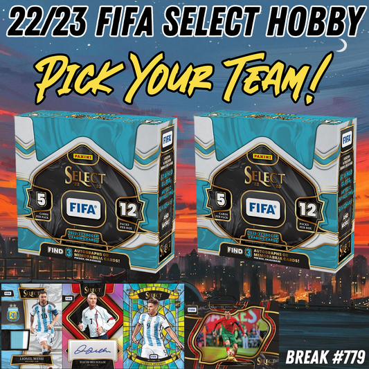 Break 779 - 22/23 FIFA Select Hobby 2 Box - Pick Your Team