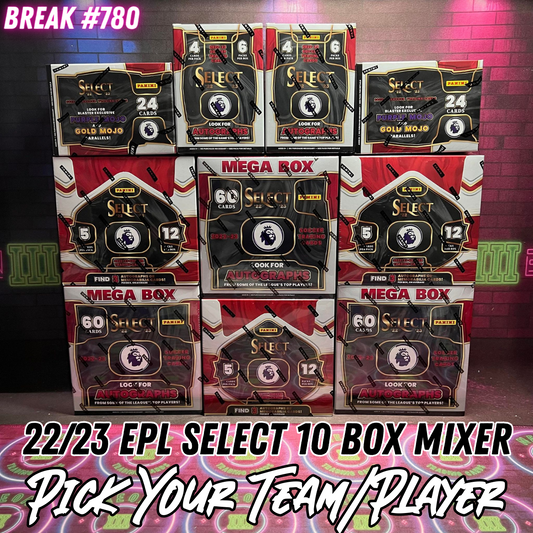 Break 780 - 22/23 Select Premier League 10 Box Madness - Pick Your Player / Team