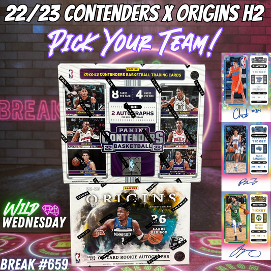 Break 659 - NBA 22/23 Contenders Hobby x Origins H2 - Pick Your Team!