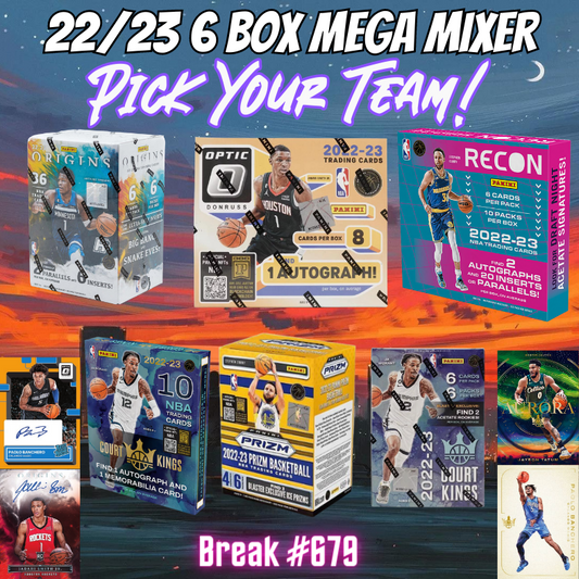 Break 679 - NBA 22/23 Optic Choice 6 Box Mixer - Pick Your Team!