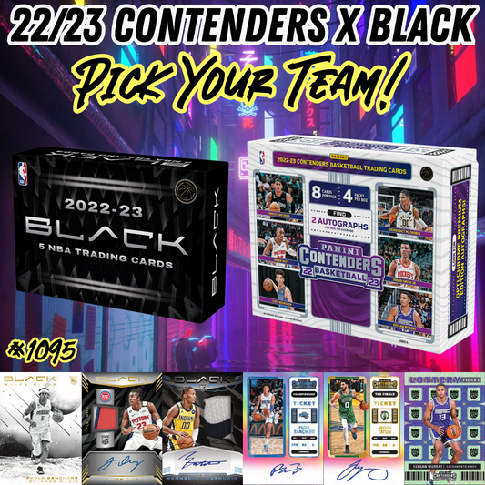 Break 1095 - NBA 22/23 BLACK x Contenders 2 Box - Pick Your Team!