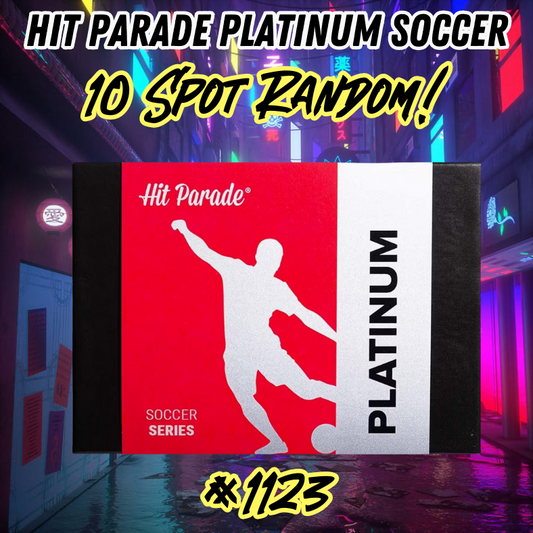 Break 1123 - Hit Parade Soccer Platinum Series - 10 Spot Random!