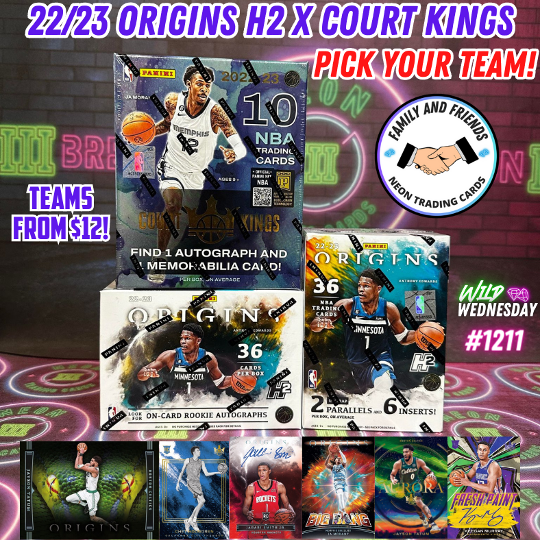 Break 1211 - NBA 22/23 Origins H2 x Court Kings 3 Box - Pick Your Team!