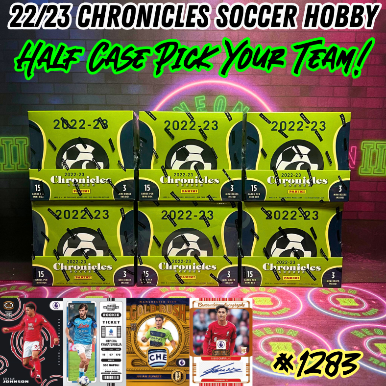 Break 1283 - 22/23 Chronicles Hobby HALF CASE - Pick Your Team!