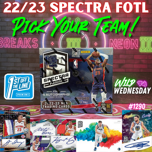 Break 1290 - NBA 22/23 Spectra FOTL - Pick Your Team!