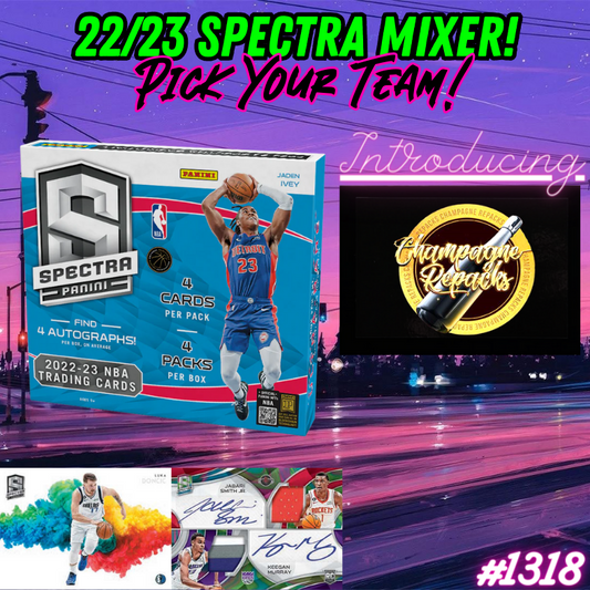 Break 1318 - NBA - 22/23 Spectra Hobby ft Champagne Repack Series 1 - Pick Your Team!