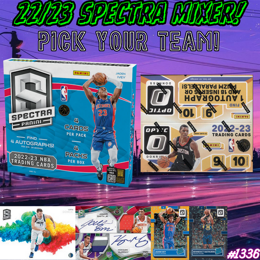 Break 1336 - NBA 22/23 Spectra x Optic Fast Break 2 Box - Pick Your Team!