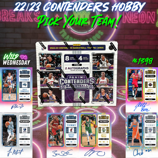 Break 1398 - NBA 22/23 Contenders Hobby Box - Pick Your Team!