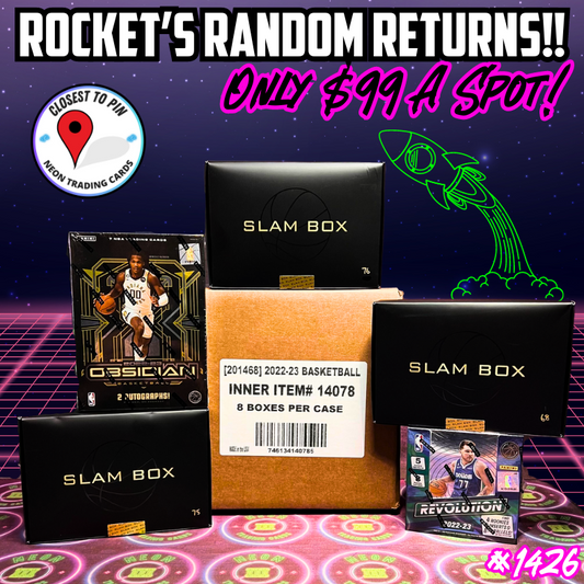 Break 1426 - NBA 22/23 Rocket's Random Returns - Revo Inner Case ft Obsidian Hobby & Triple Slam Box!