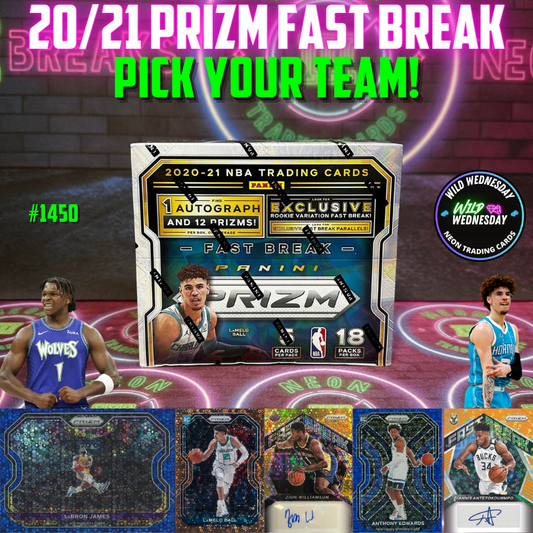 Break 1450 - NBA 20/21 Prizm Fast Break - Pick Your Team!