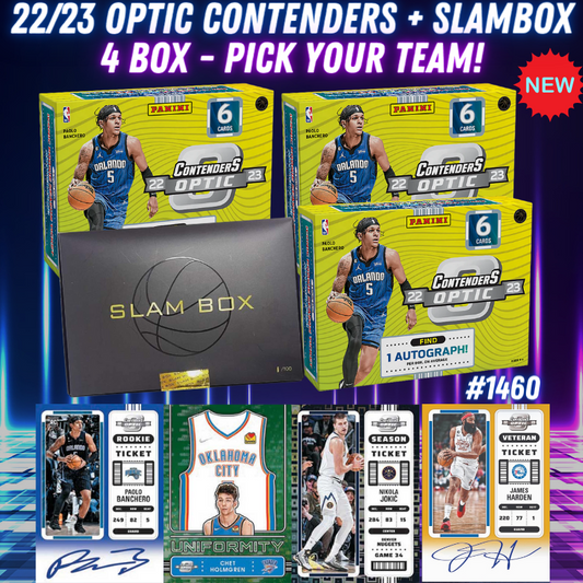 Break 1460 - NBA 22/23 Optic Contenders x Slam Box - Pick Your Team!