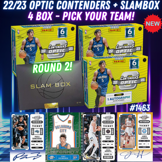 Break 1463 - NBA 22/23 Optic Contenders x Slam Box - Pick Your Team!