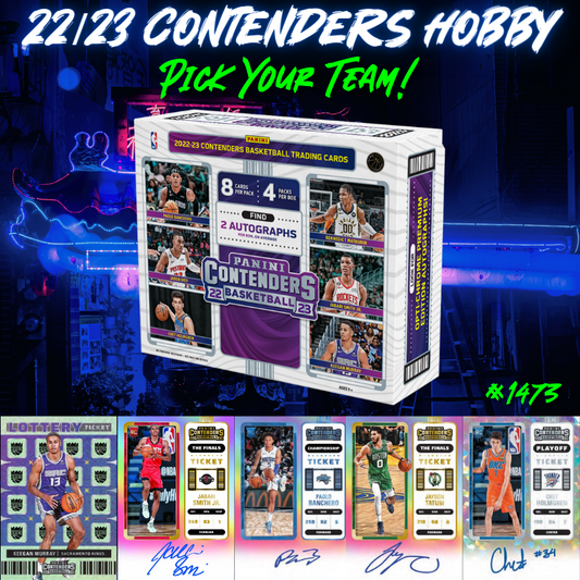 Break 1473 - NBA 22/23 Contenders Hobby - Pick Your Team!