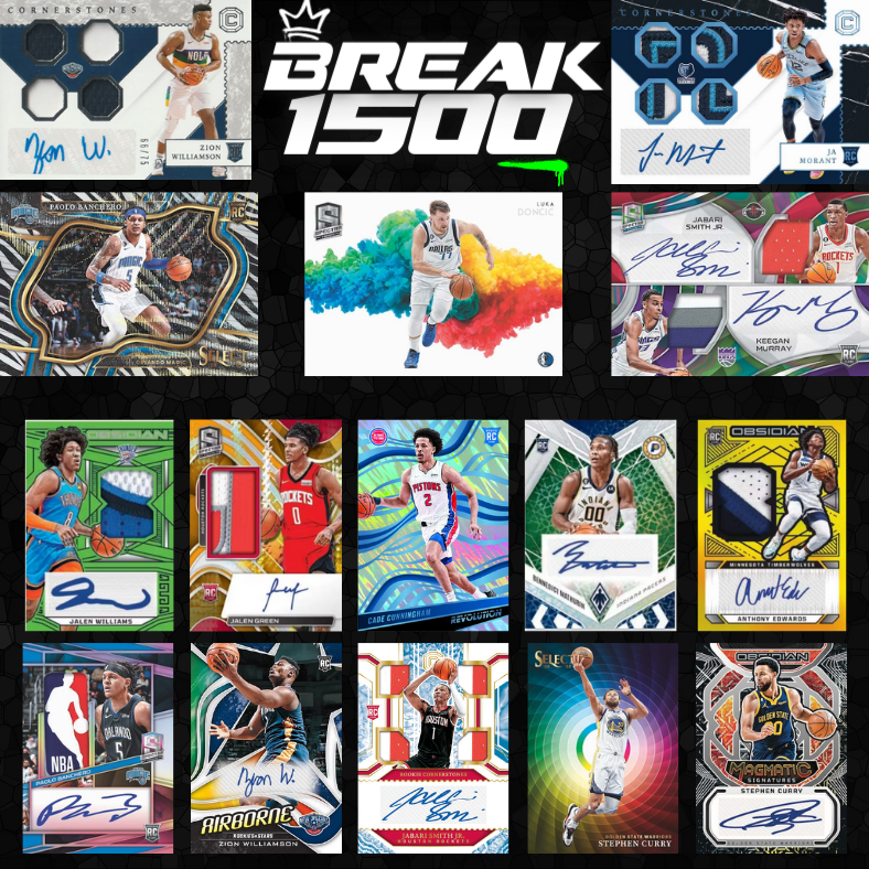 Break 1500B - NBA Quad Year - Double Spectra 15 Box Monster Mixer - $249 Random Teams!