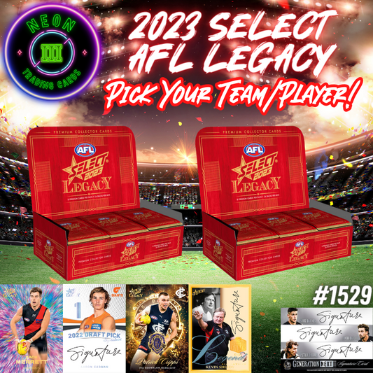 Break 1529 - AFL - 2023 Select Legacy - 2 Box - Pick Your Team