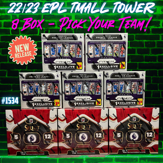 Break 1534 - 22/23 Premier League Tmall Tower - Prizm x Select - 8 Box Pick Your Player / Team