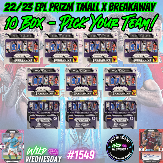 Break 1549 - 22/23 Premier League Prizm - Tmall x Breakaway - 10 Box Pick Your Player / Team!