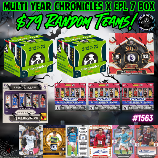 Break 1563 - Multi Year Chronicles x EPL Tmall x H2 7 Box - Random Teams - $79 a spot!