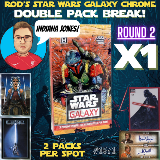 Break 1571 - ROD'S 2023 Star Wars Galaxy - Random Double Pack Break ROUND 2!