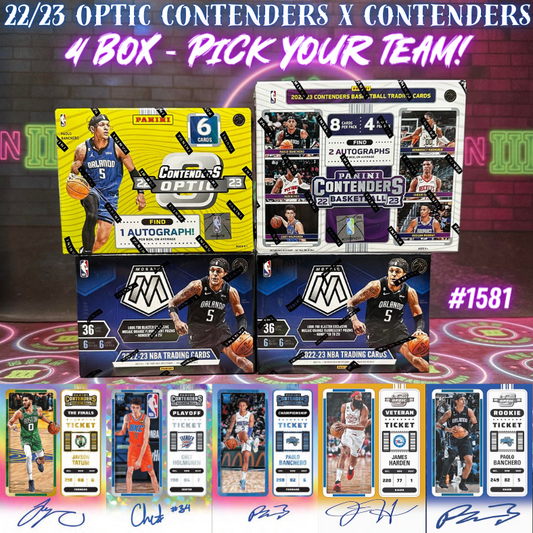 Break 1581 - NBA 22/23 Opt. Contenders x Contenders 4 Box - Pick Your Team!