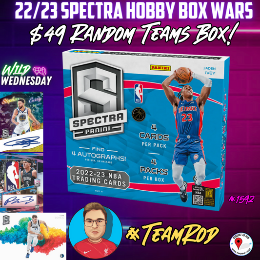 Break 1592 - NBA 22/23 Spectra Hobby - $49 Random Teams! TEAM ROD