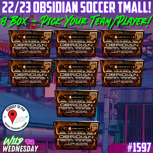 Break 1597 - 22/23 Obsidian Soccer Tmall 8 Box - Pick Your Team/Player!