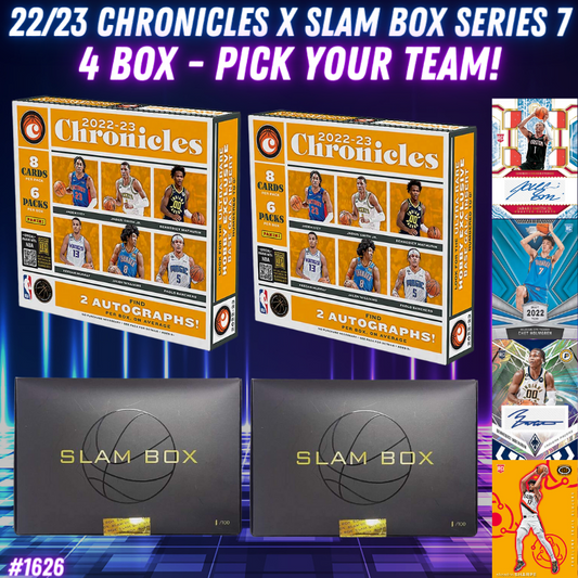 Break 1626 - NBA 22/23 Chronicles x SlamBox Double Double - Pick Your Team!