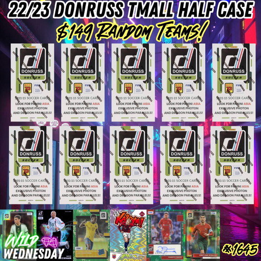 Break 1645 - 22/23 Donruss FIFA Asia Tmall - Half Case - Random Teams - $149 a spot!